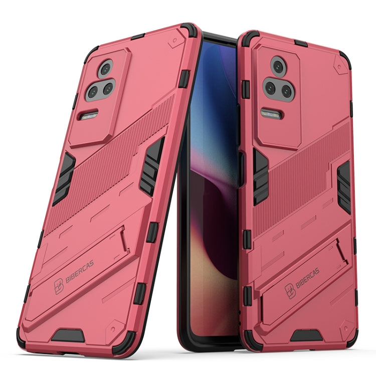For Xiaomi Redmi K50 Pro Punk Armor 2 in 1 PC + TPU Shockproof Phone Case with Holder