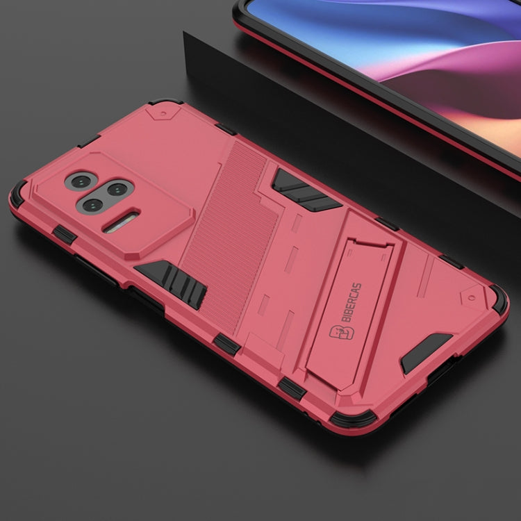 For Xiaomi Redmi K50 Pro Punk Armor 2 in 1 PC + TPU Shockproof Phone Case with Holder