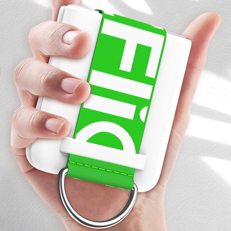 For Samsung Galaxy Z Flip3 5G Wrist Strap Skin Feel Frosted PC Phone Case