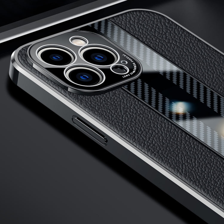 Racing Car Design Leather Electroplating Process Anti-fingerprint Protective Phone Case For iPhone 11 Pro