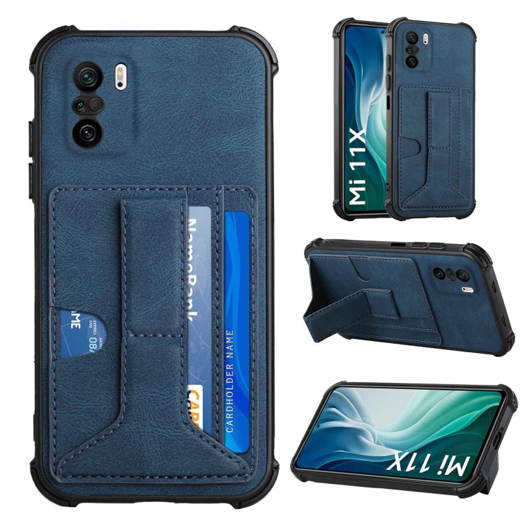 For Xiaomi Redmi K40 / Mi 11i / Poco F3 Dream Holder Card Bag Shockproof Phone Case