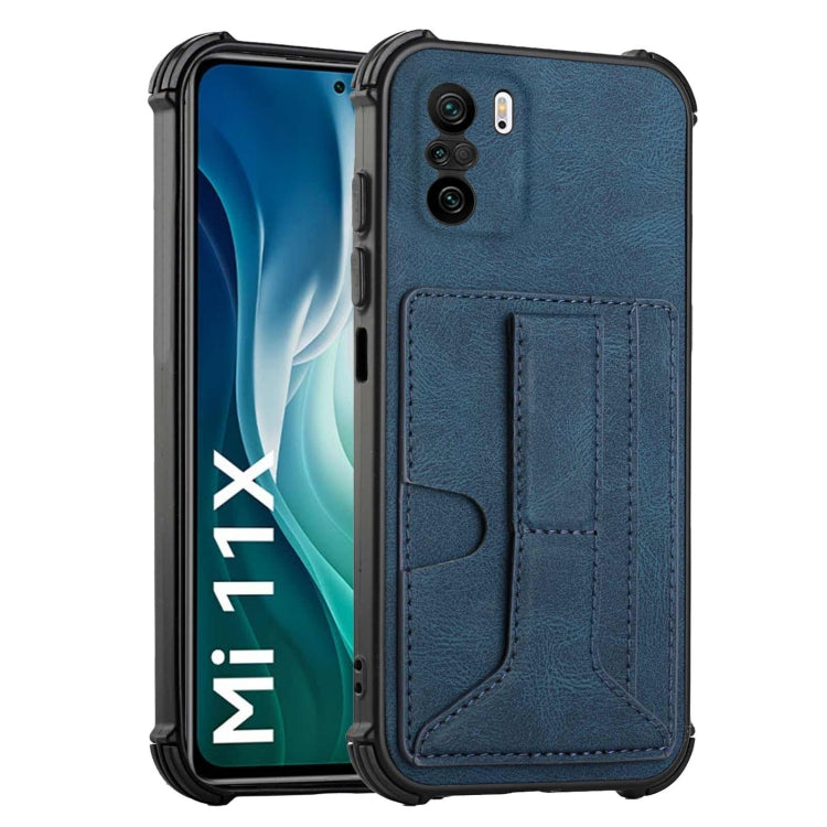 For Xiaomi Redmi K40 / Mi 11i / Poco F3 Dream Holder Card Bag Shockproof Phone Case