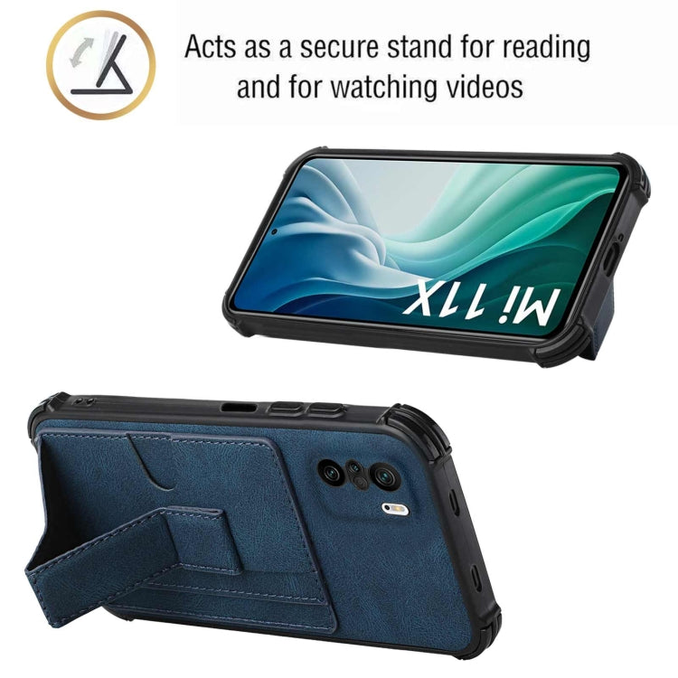 For Xiaomi Redmi K40 / Mi 11i / Poco F3 Dream Holder Card Bag Shockproof Phone Case