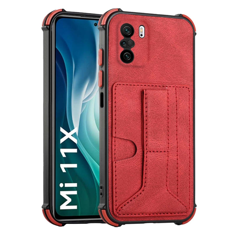 For Xiaomi Redmi K40 / Mi 11i / Poco F3 Dream Holder Card Bag Shockproof Phone Case