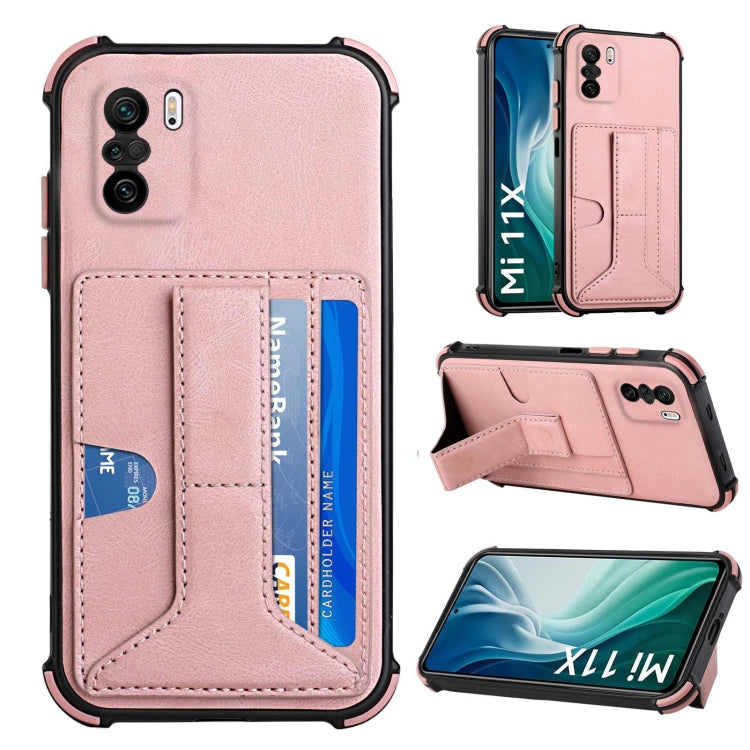 For Xiaomi Redmi K40 / Mi 11i / Poco F3 Dream Holder Card Bag Shockproof Phone Case