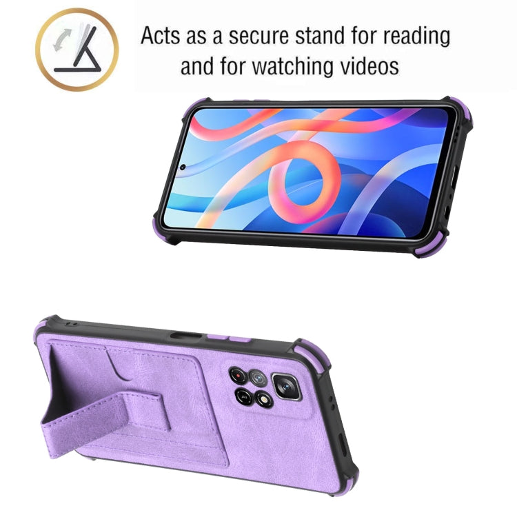 For Xiaomi Redmi Note 11 5G / Note 11T 5G Dream Holder Card Bag Shockproof Phone Case