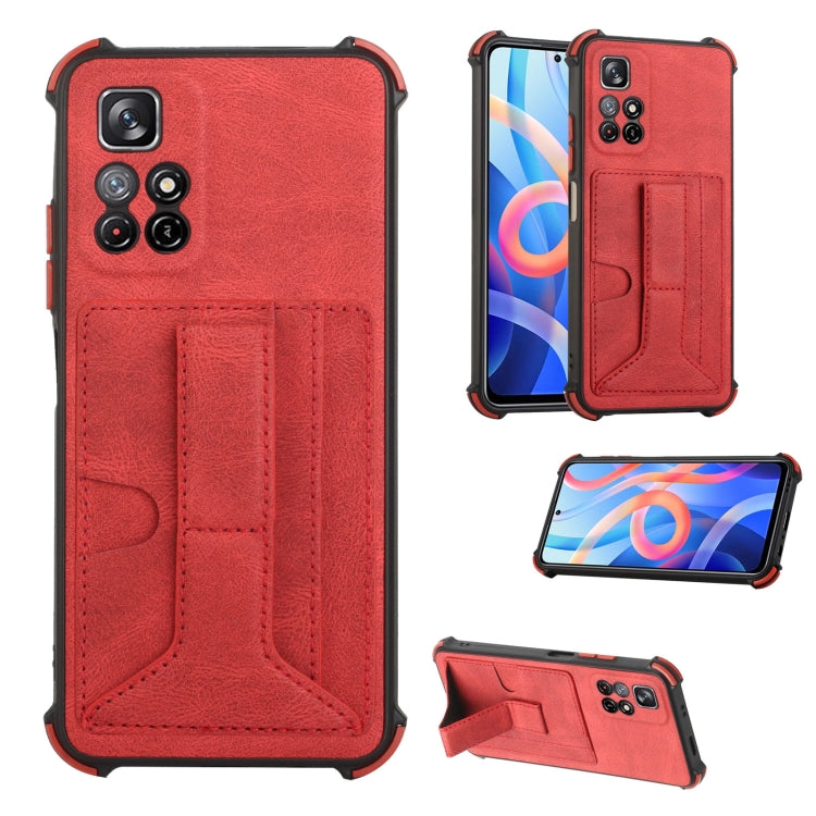 For Xiaomi Redmi Note 11 5G / Note 11T 5G Dream Holder Card Bag Shockproof Phone Case