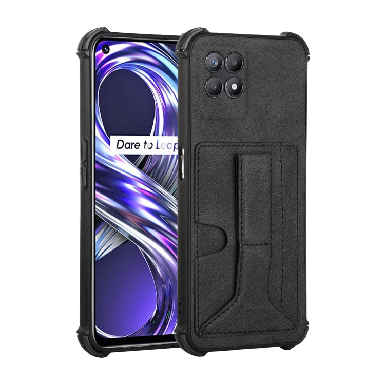 For OPPO Realme 8i Dream Holder Card Bag Shockproof Phone Case