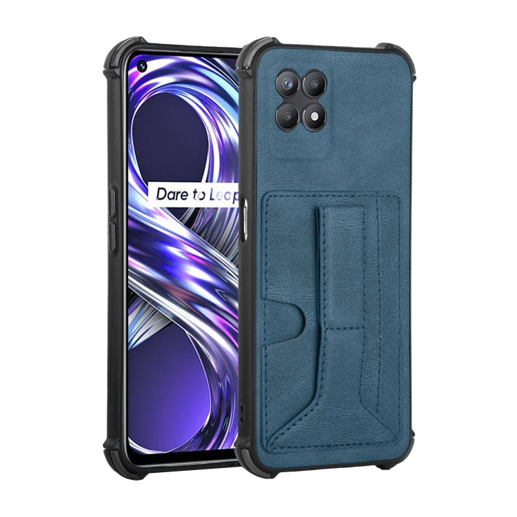 For OPPO Realme 8i Dream Holder Card Bag Shockproof Phone Case