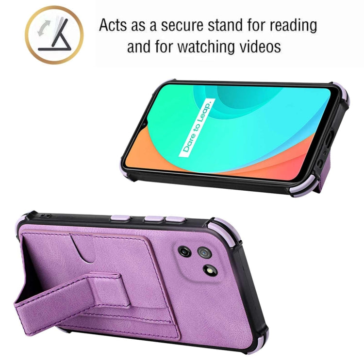 For OPPO Realme C11 Dream Holder Card Bag Shockproof Phone Case