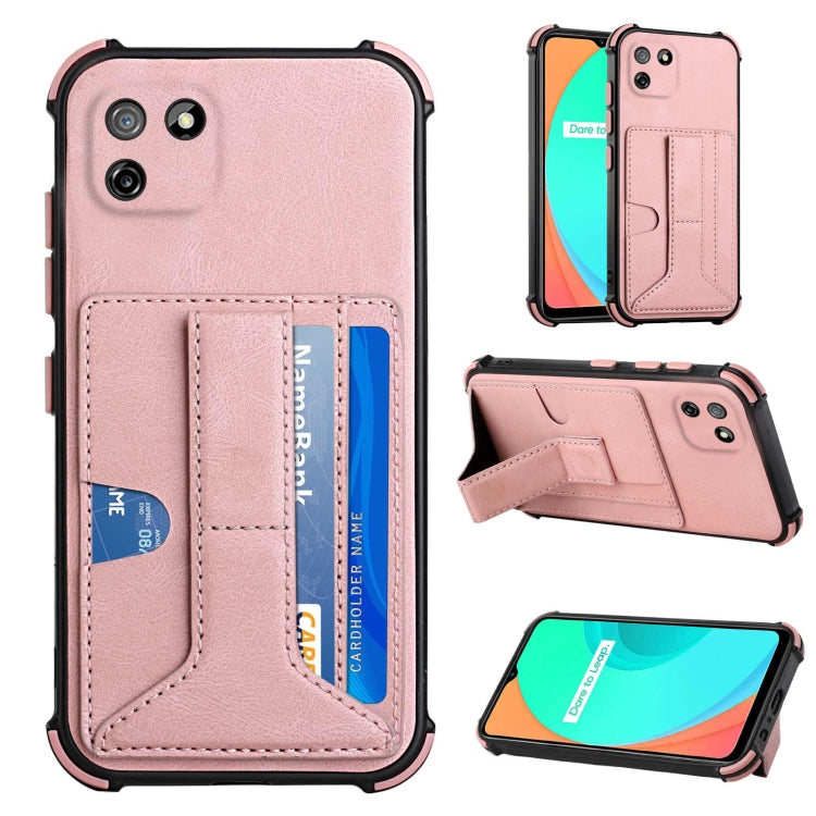 For OPPO Realme C11 Dream Holder Card Bag Shockproof Phone Case
