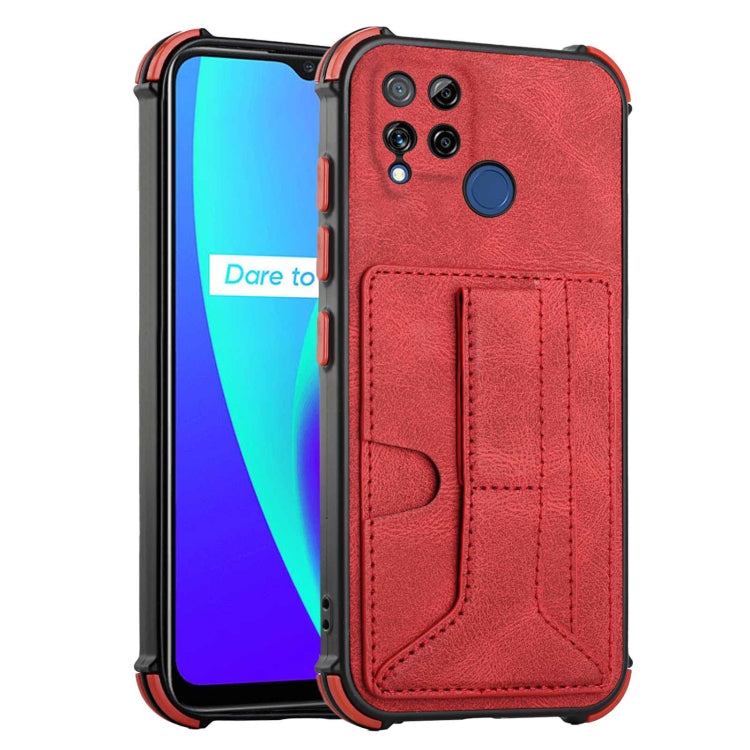 For OPPO Realme C15 Dream Holder Card Bag Shockproof Phone Case