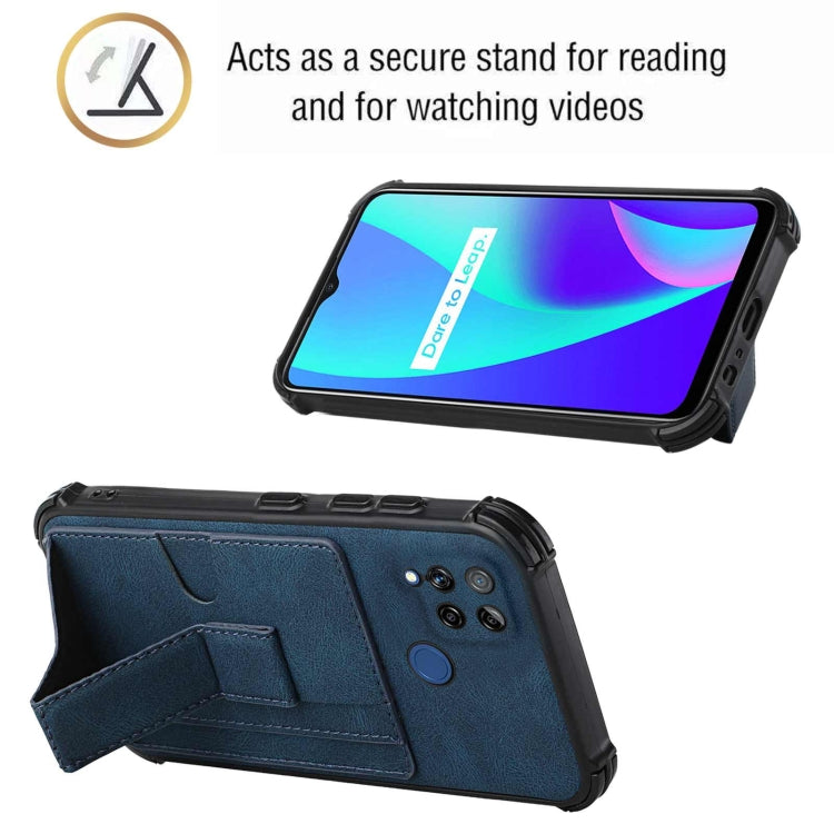 For OPPO Realme C15 Dream Holder Card Bag Shockproof Phone Case