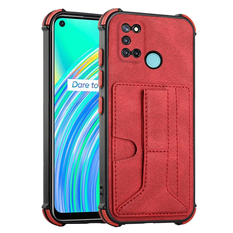 For OPPO Realme C17 / 7i Dream Holder Card Bag Shockproof Phone Case