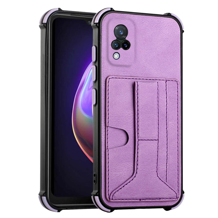For vivo V21 Dream Holder Card Bag Shockproof Phone Case