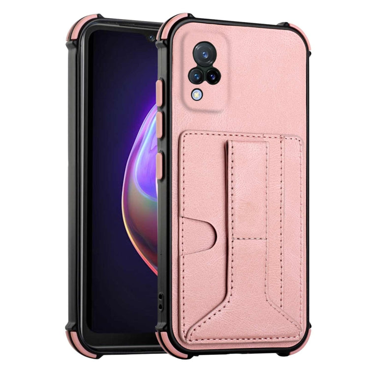 For vivo V21 Dream Holder Card Bag Shockproof Phone Case