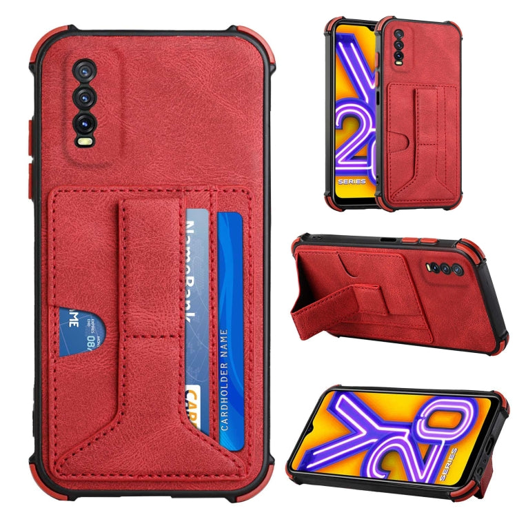 For vivo Y20/Y20i/Y20s/Y12s/Y20 2021/iQOO U1x Dream Holder Card Bag Shockproof Phone Case
