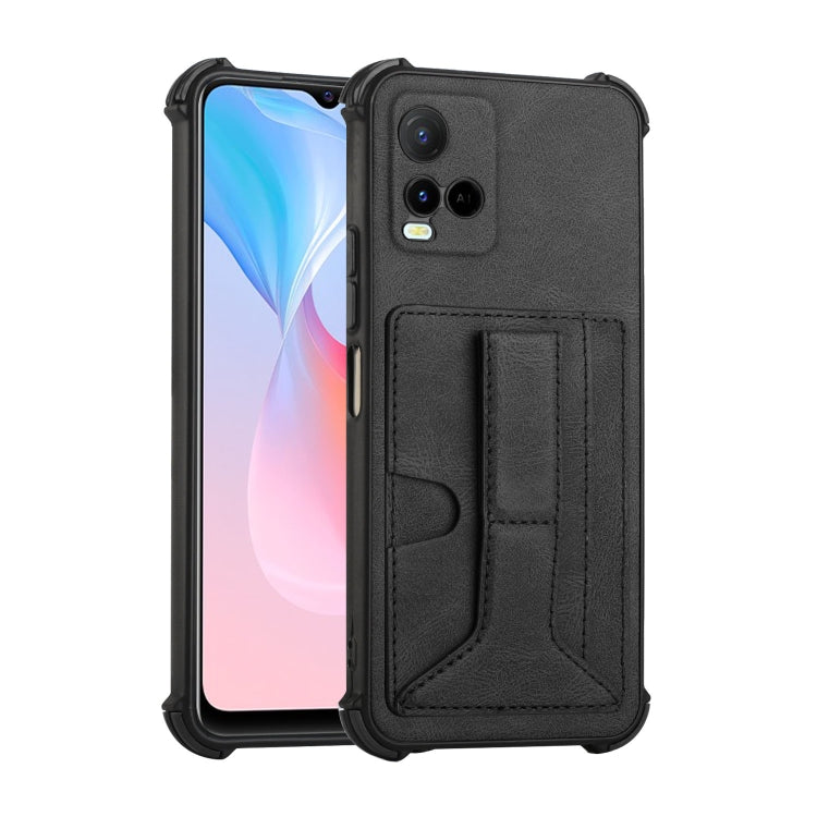 For vivo Y33s/Y21 2021/Y21s 2021 Dream Holder Card Bag Shockproof Phone Case