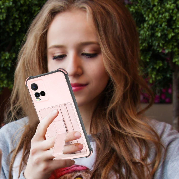 For vivo Y33s/Y21 2021/Y21s 2021 Dream Holder Card Bag Shockproof Phone Case