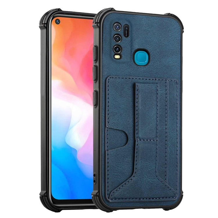 For vivo Y50/Y30/Y30i Dream Holder Card Bag Shockproof Phone Case