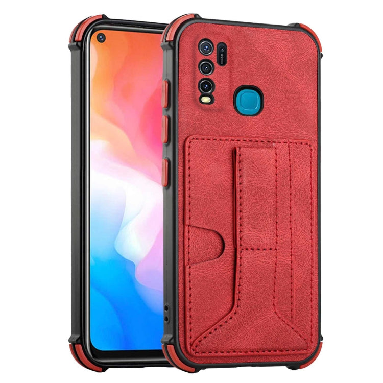 For vivo Y50/Y30/Y30i Dream Holder Card Bag Shockproof Phone Case