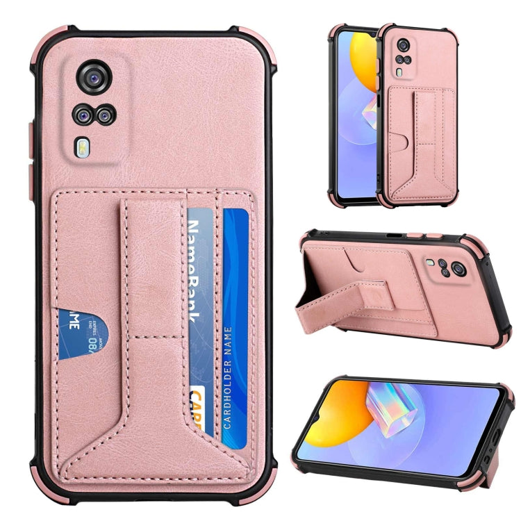 For vivo Y51 2020/Y31 2021/Y51s Foreign Version/Y51a Dream Holder Card Bag Shockproof Phone Case
