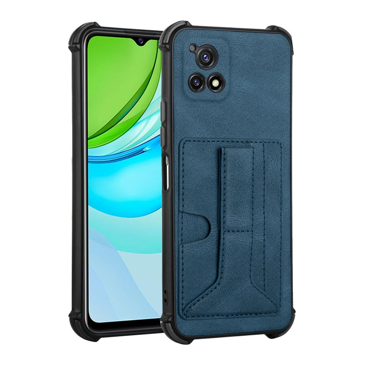 For vivo Y72 5G Indian Version/Y52s 5G Dream Holder Card Bag Shockproof Phone Case