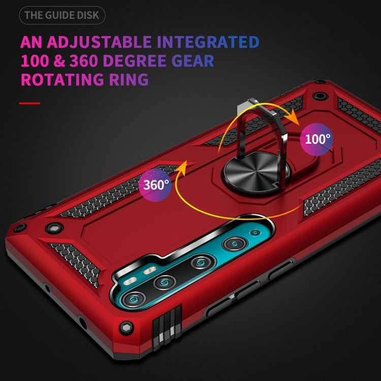 For Xiaomi Mi CC9 Pro Armor Shockproof TPU + PC Protective Case with 360 Degree Rotation Holder