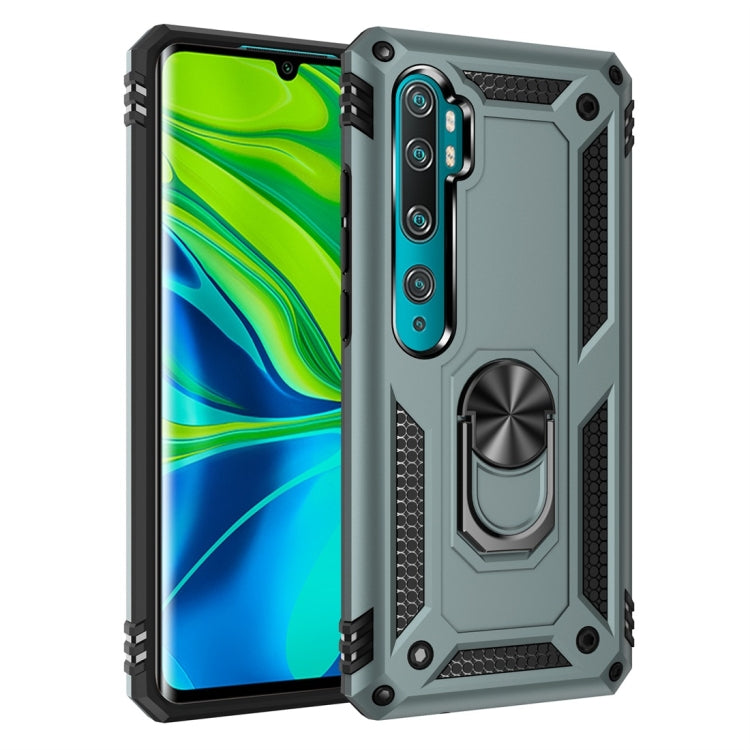 For Xiaomi Mi CC9 Pro Armor Shockproof TPU + PC Protective Case with 360 Degree Rotation Holder