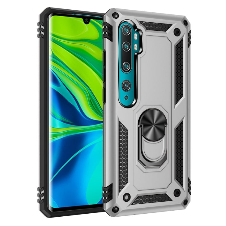 For Xiaomi Mi CC9 Pro Armor Shockproof TPU + PC Protective Case with 360 Degree Rotation Holder