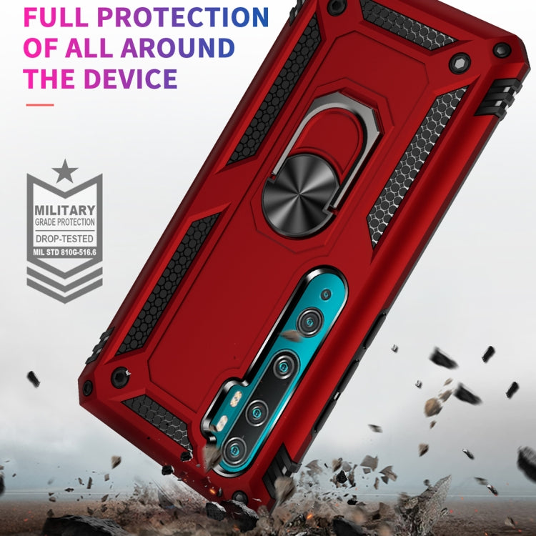 For Xiaomi Mi CC9 Pro Armor Shockproof TPU + PC Protective Case with 360 Degree Rotation Holder