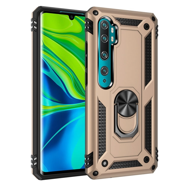 For Xiaomi Mi CC9 Pro Armor Shockproof TPU + PC Protective Case with 360 Degree Rotation Holder