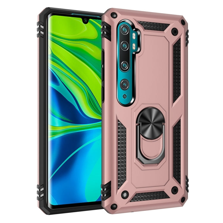 For Xiaomi Mi CC9 Pro Armor Shockproof TPU + PC Protective Case with 360 Degree Rotation Holder