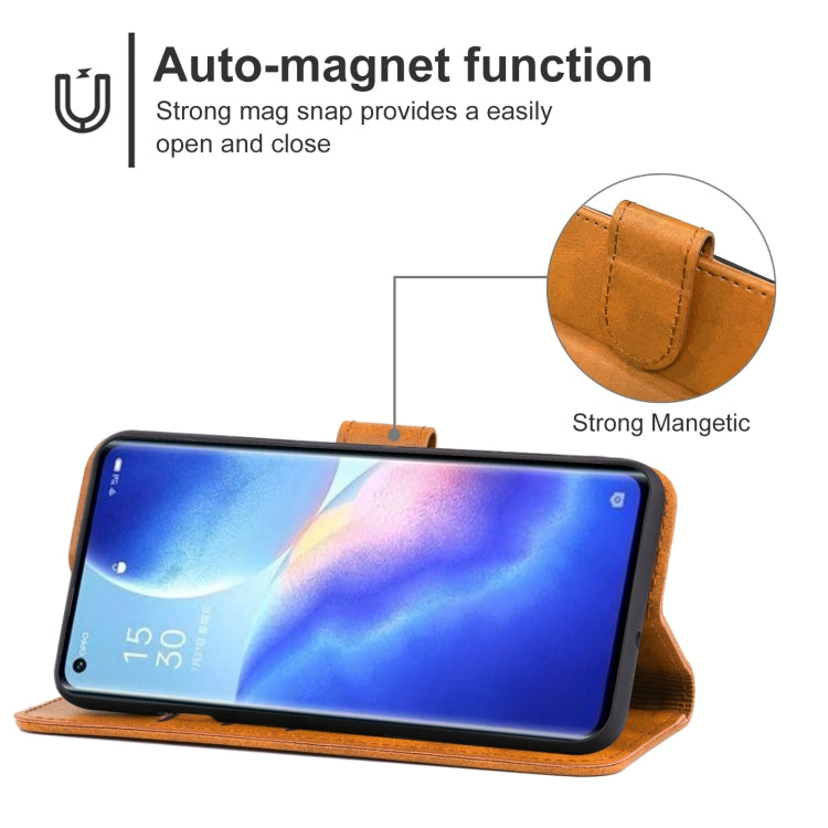 Leather Phone Case For OPPO Reno5 K