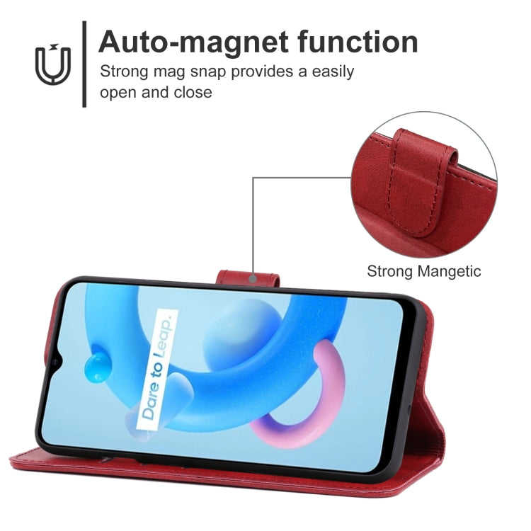 Leather Phone Case For OPPO Realme C20