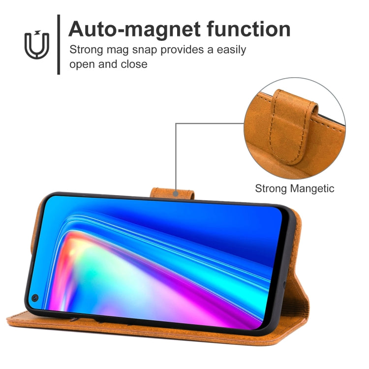 Leather Phone Case For OPPO Realme 7 (Global)