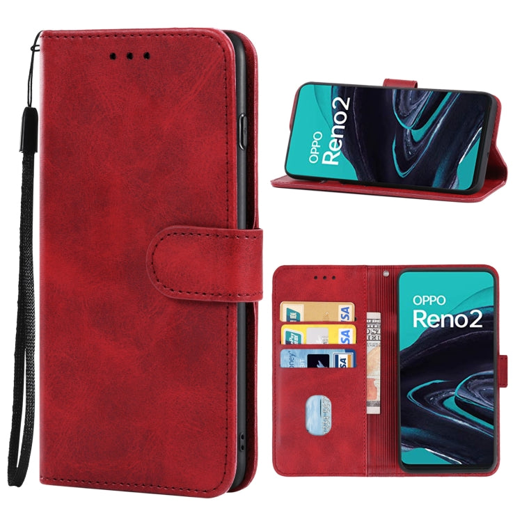 Leather Phone Case For OPPO Reno2
