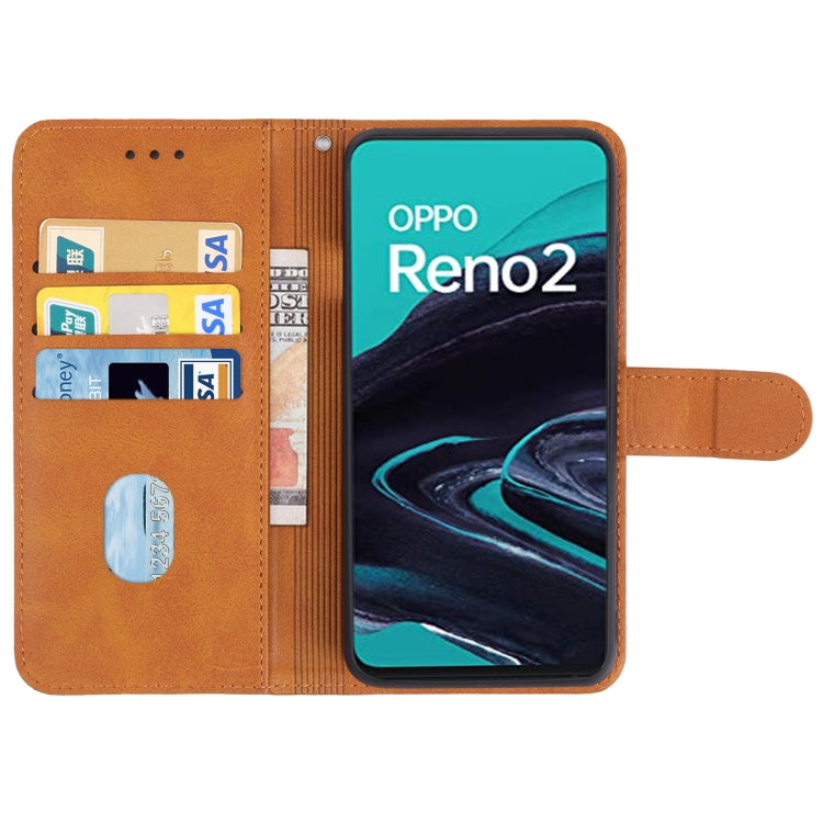 Leather Phone Case For OPPO Reno2