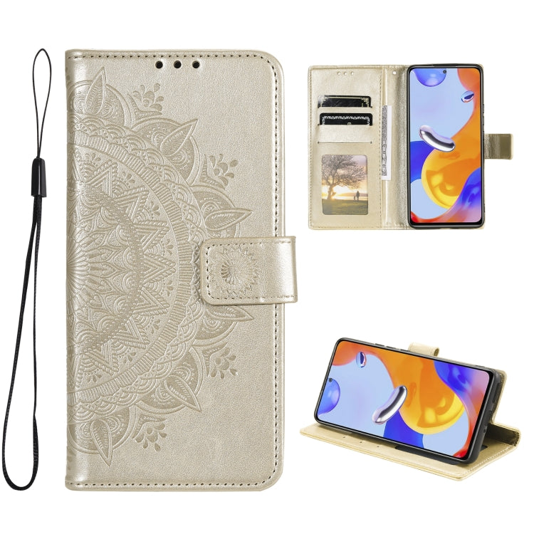 For Xiaomi Redmi Note 11 Pro 4G Global Totem Flower Embossed Leather Phone Case