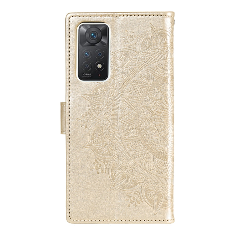 For Xiaomi Redmi Note 11 Pro 4G Global Totem Flower Embossed Leather Phone Case