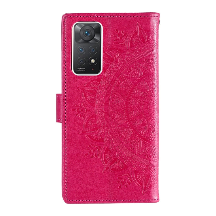 For Xiaomi Redmi Note 11 Pro 4G Global Totem Flower Embossed Leather Phone Case