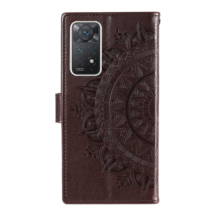 For Xiaomi Redmi Note 11 Pro 4G Global Totem Flower Embossed Leather Phone Case