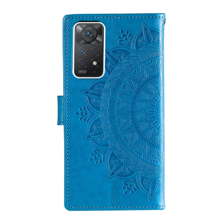 For Xiaomi Redmi Note 11 Pro 4G Global Totem Flower Embossed Leather Phone Case