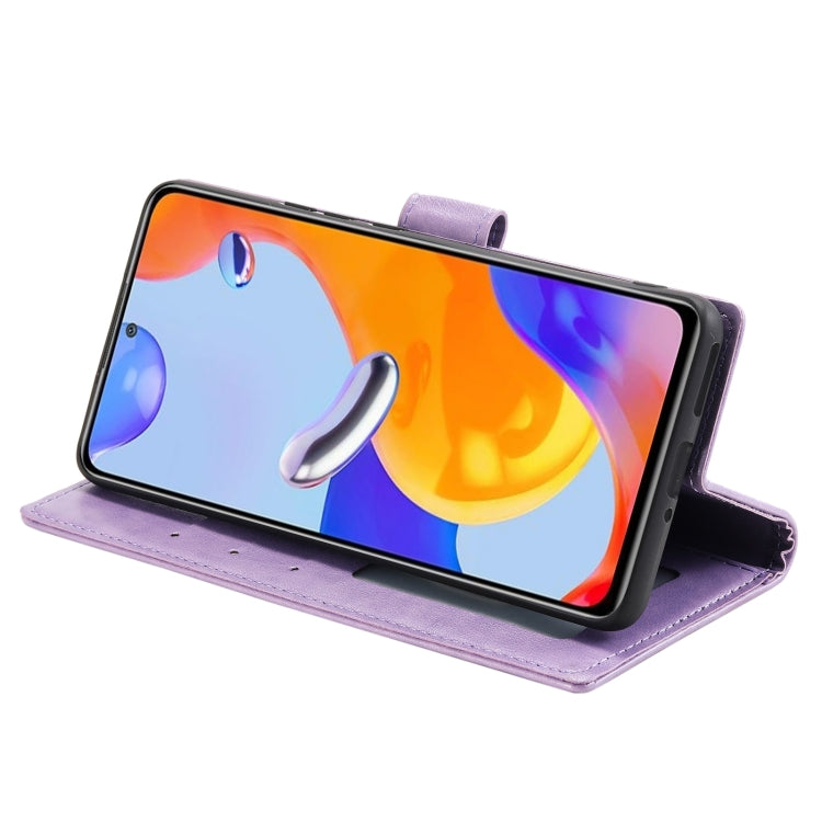 For Xiaomi Redmi Note 11 Pro 4G Global Totem Flower Embossed Leather Phone Case