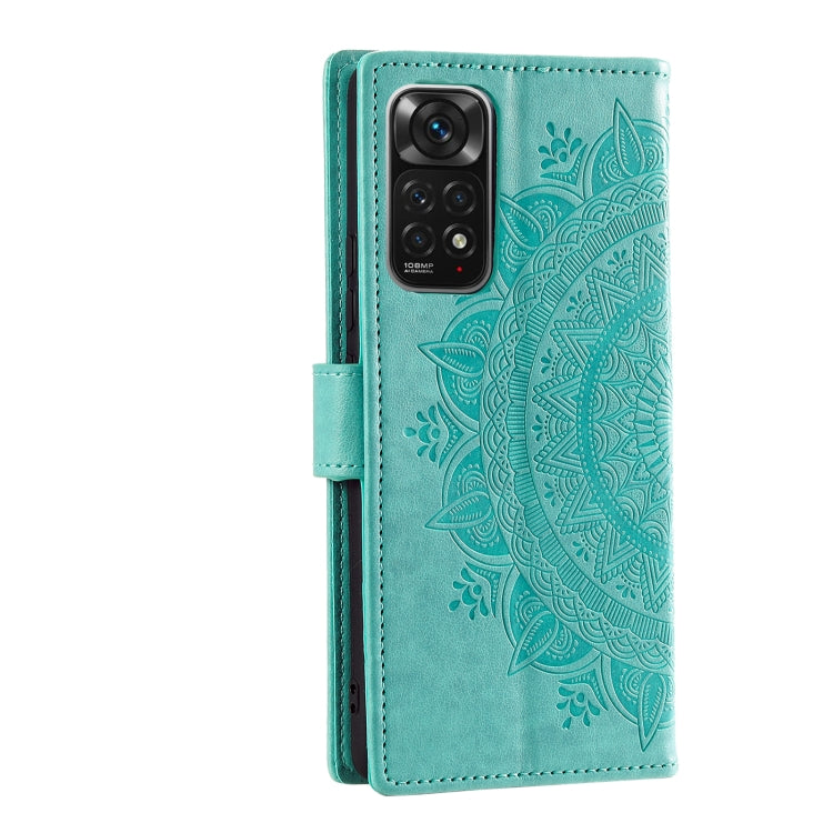 For Xiaomi Redmi Note 11S Totem Flower Embossed Leather Phone Case