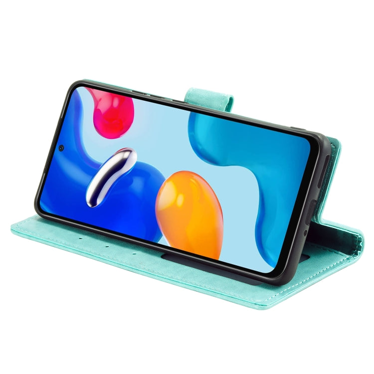 For Xiaomi Redmi Note 11S Totem Flower Embossed Leather Phone Case