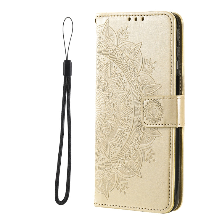 For Xiaomi Redmi Note 11S Totem Flower Embossed Leather Phone Case