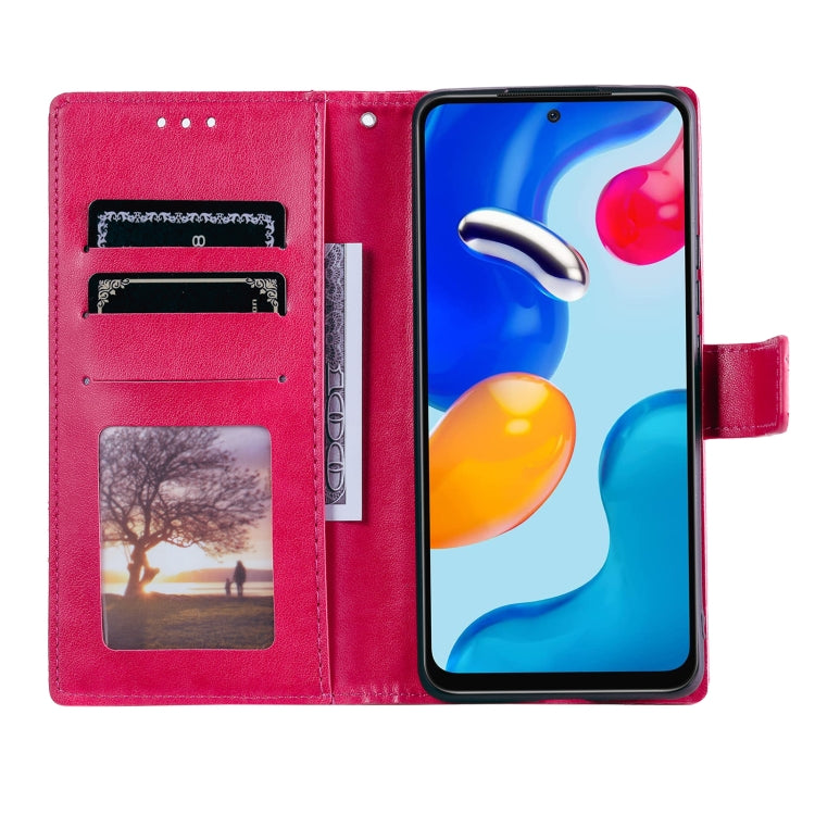 For Xiaomi Redmi Note 11S Totem Flower Embossed Leather Phone Case