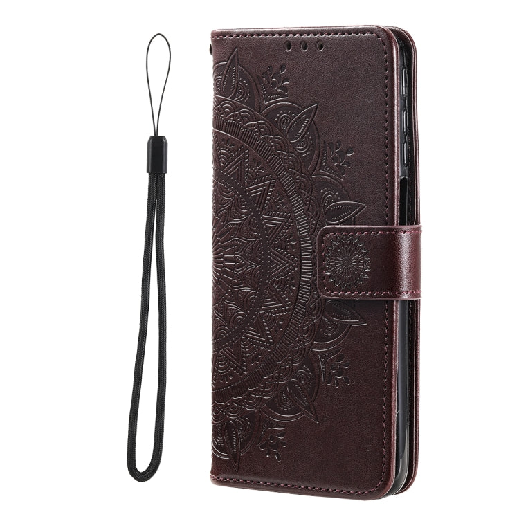 For Xiaomi Redmi Note 11S Totem Flower Embossed Leather Phone Case