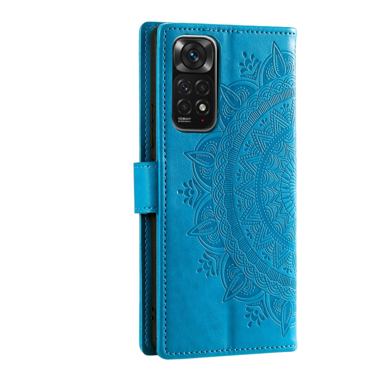 For Xiaomi Redmi Note 11S Totem Flower Embossed Leather Phone Case